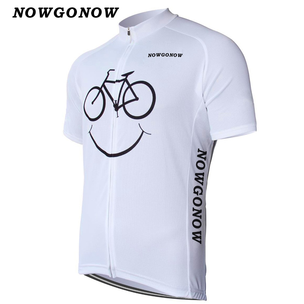 남자 nowgonow 자전거 착용 2019 사이클링 저지 의류 스마일 페이스 보이 새로운 스타일 핫로드 레이싱 라이딩 maillot ropa ciclismo cool